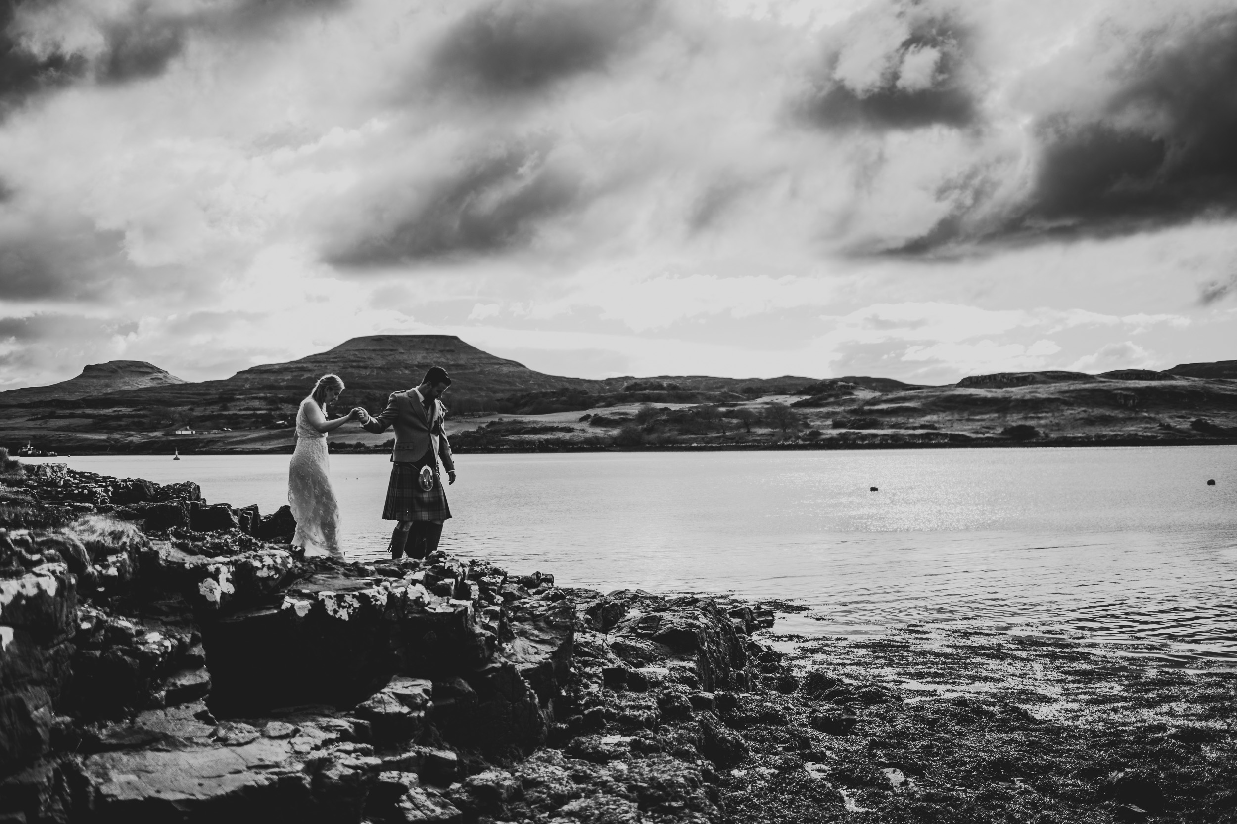 Elopement photography Skye