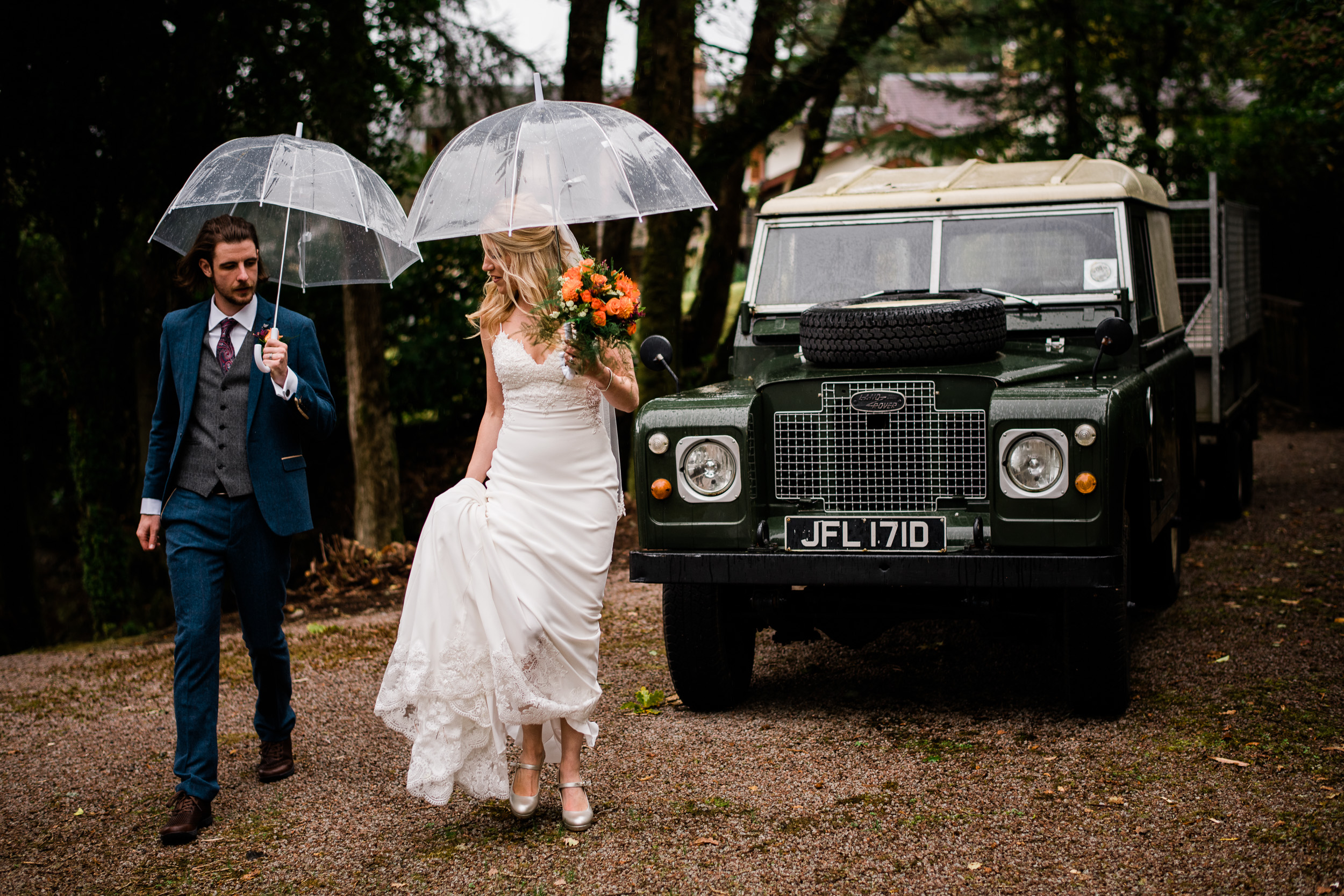 Land Rover Defender Wedding