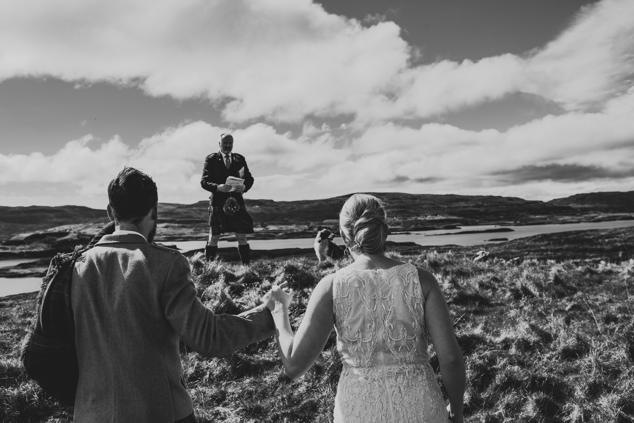 Scottish elopement ceremony