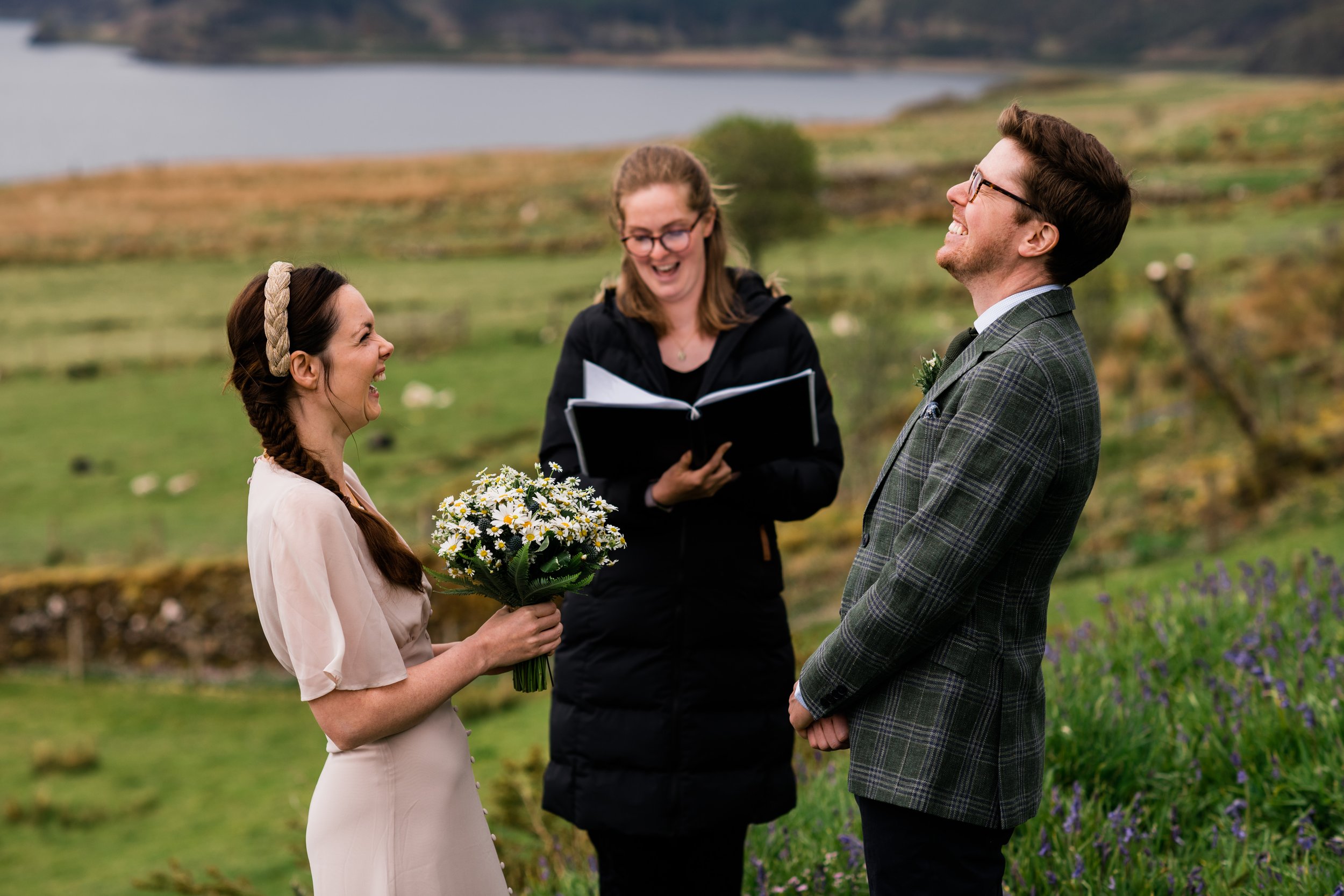 Wedding ceremony Isle of Skye