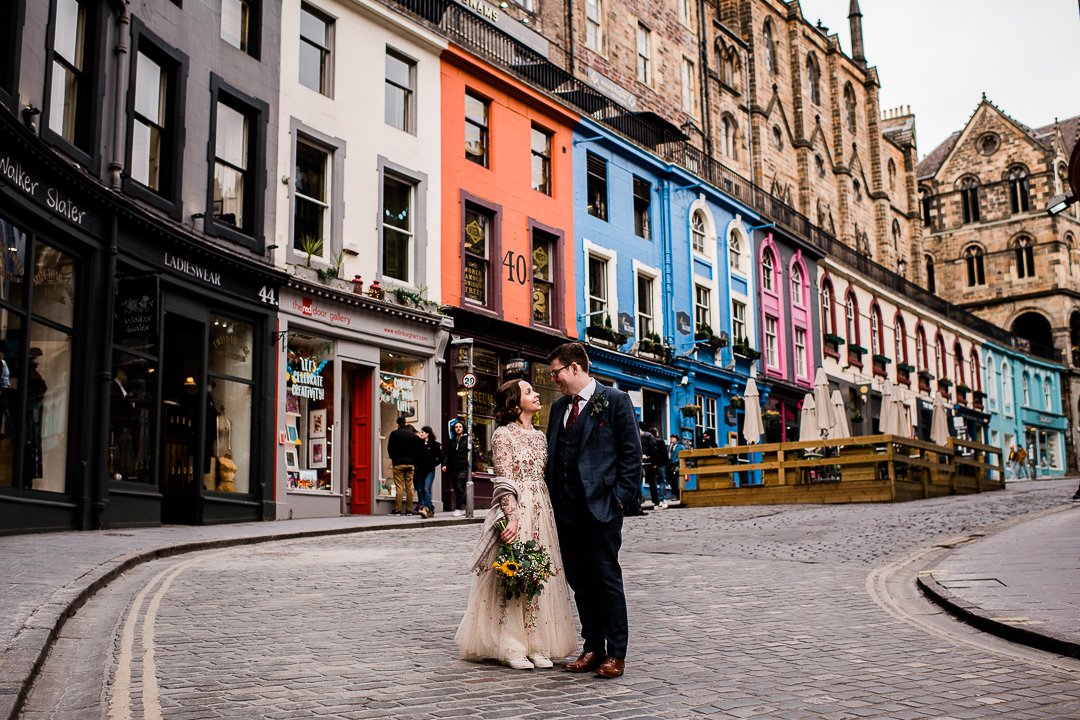 Victoria Street Edinburgh Wedding