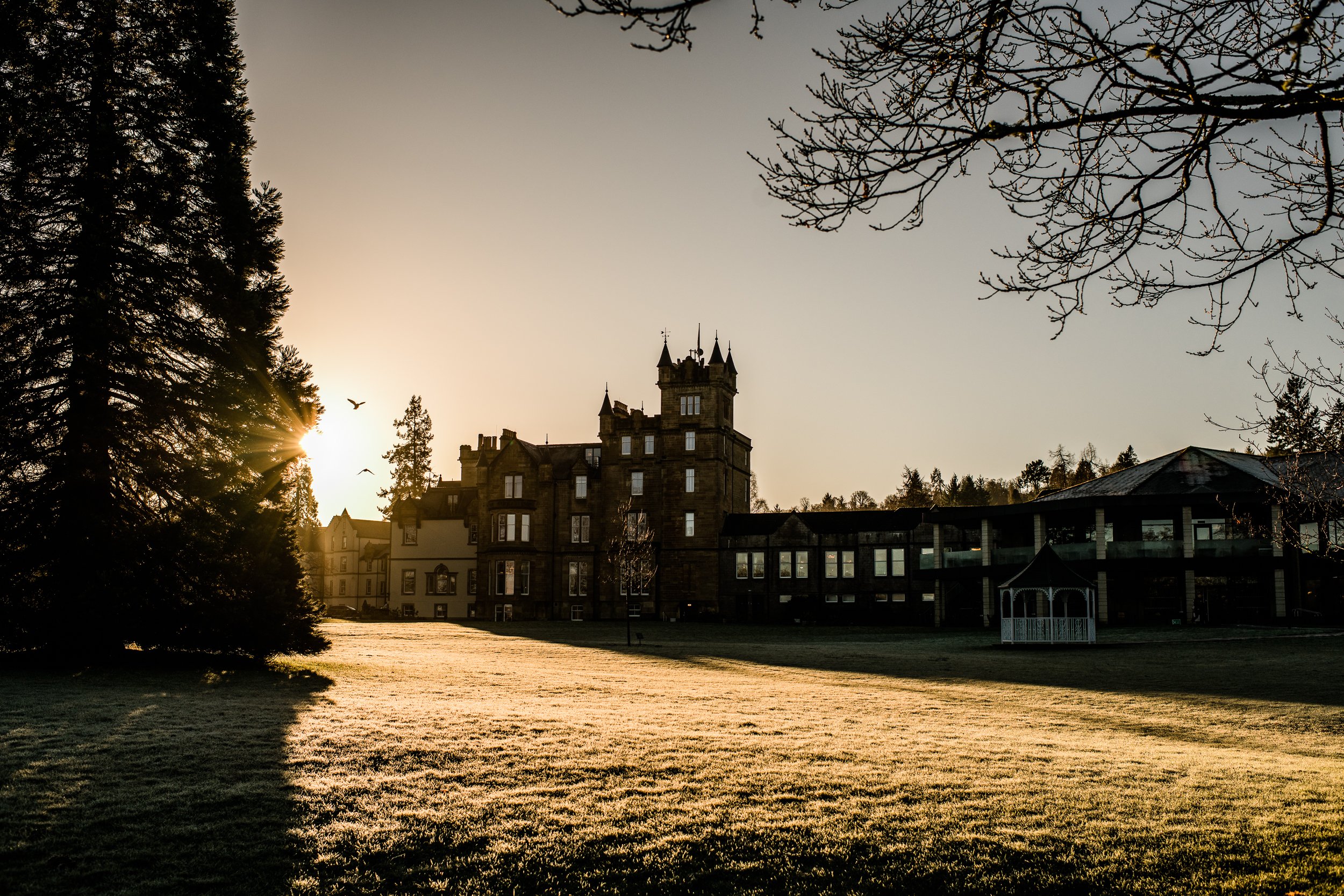 Cameron House in Winter Light