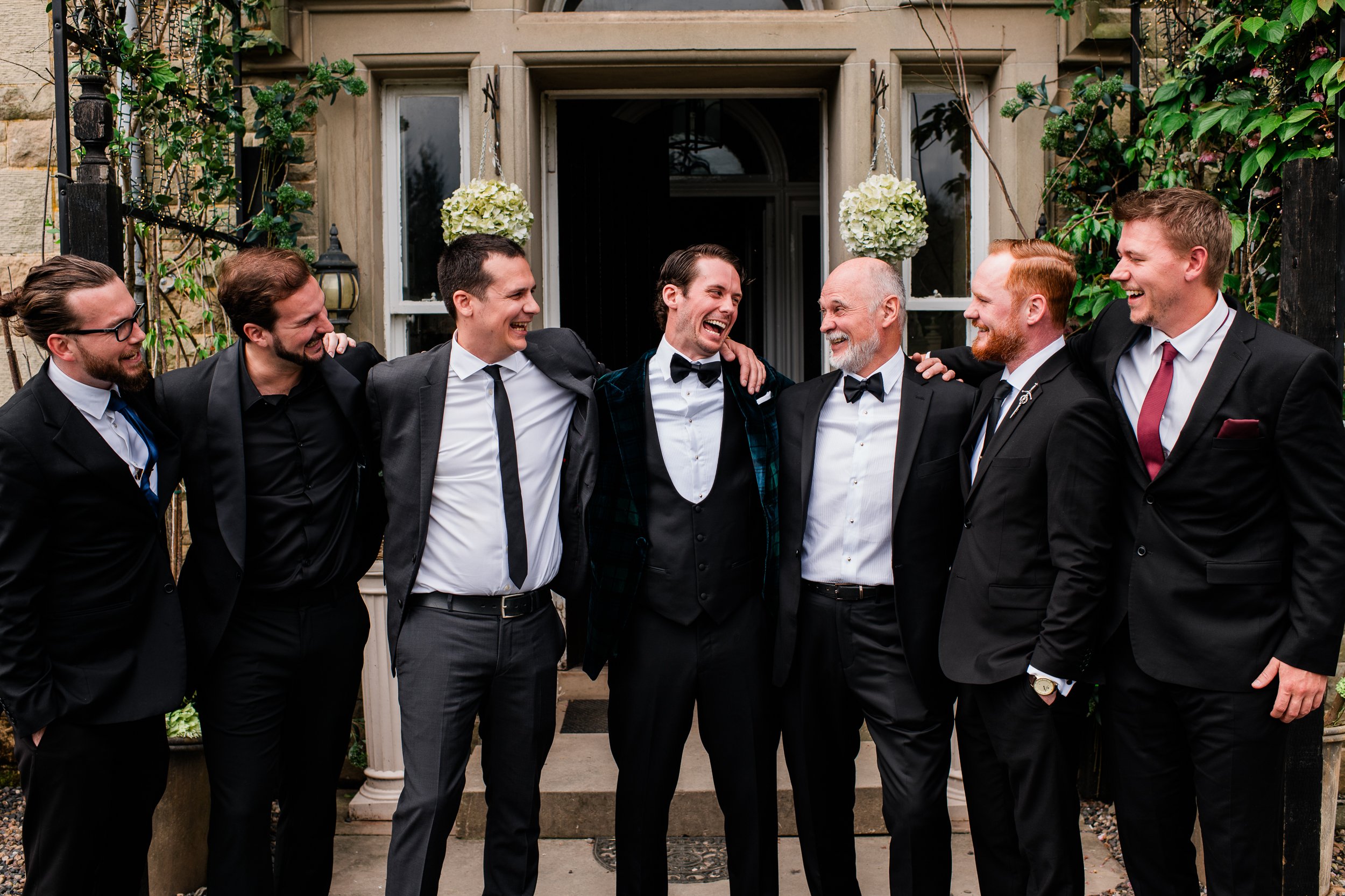 Groomsmen Portrait Branxholm Park