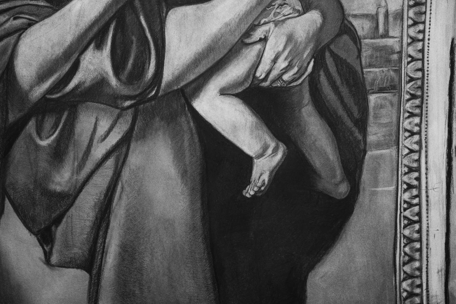 Rachamim Diptych, Charcoal on Paper, 2025-09.jpg