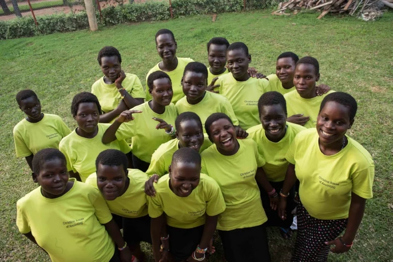 Some of the 2017 residents of Christine's House.