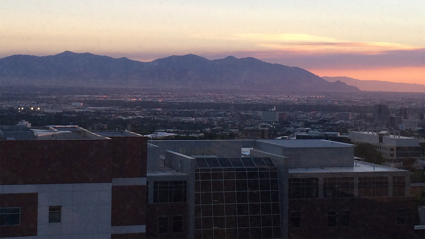 Not a bad view from the lab
