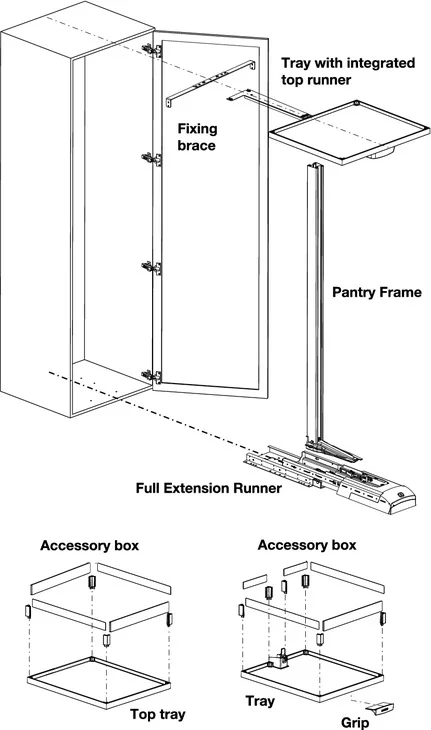 LAVIDO Pantry Pull-Out: 549.60.901