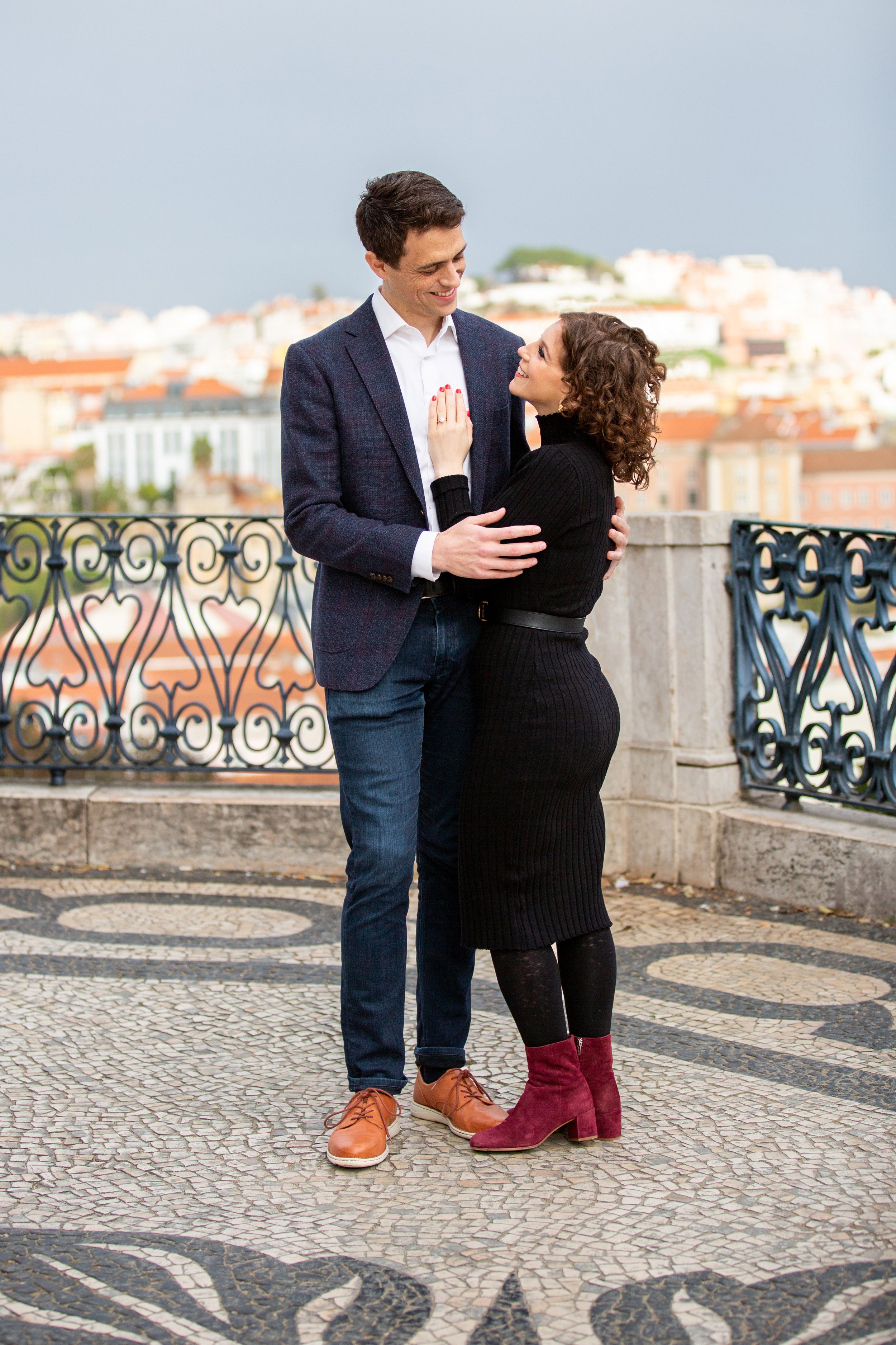 Couples portrait in Principe Real