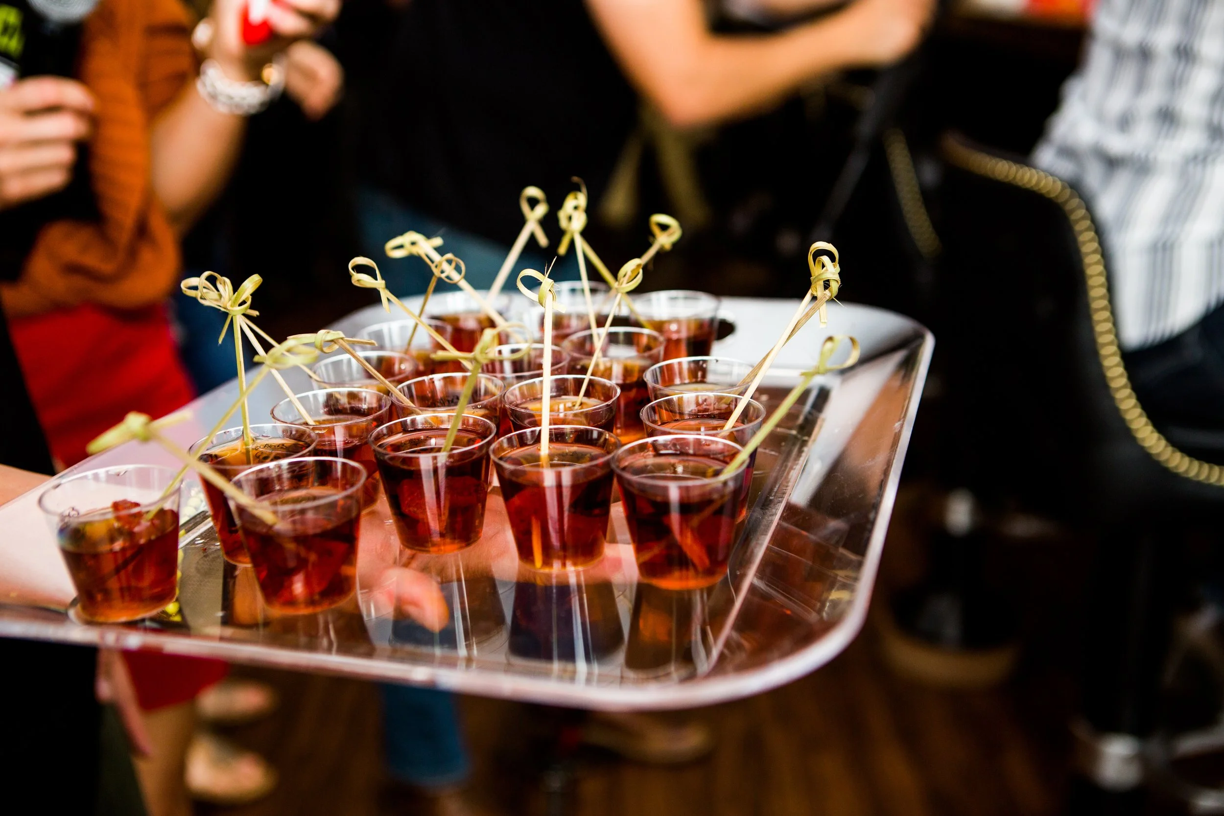 Professional cocktail event photography in Lisbon, Portugal, capturing the branded content of the event host, Exotico Tequila. 