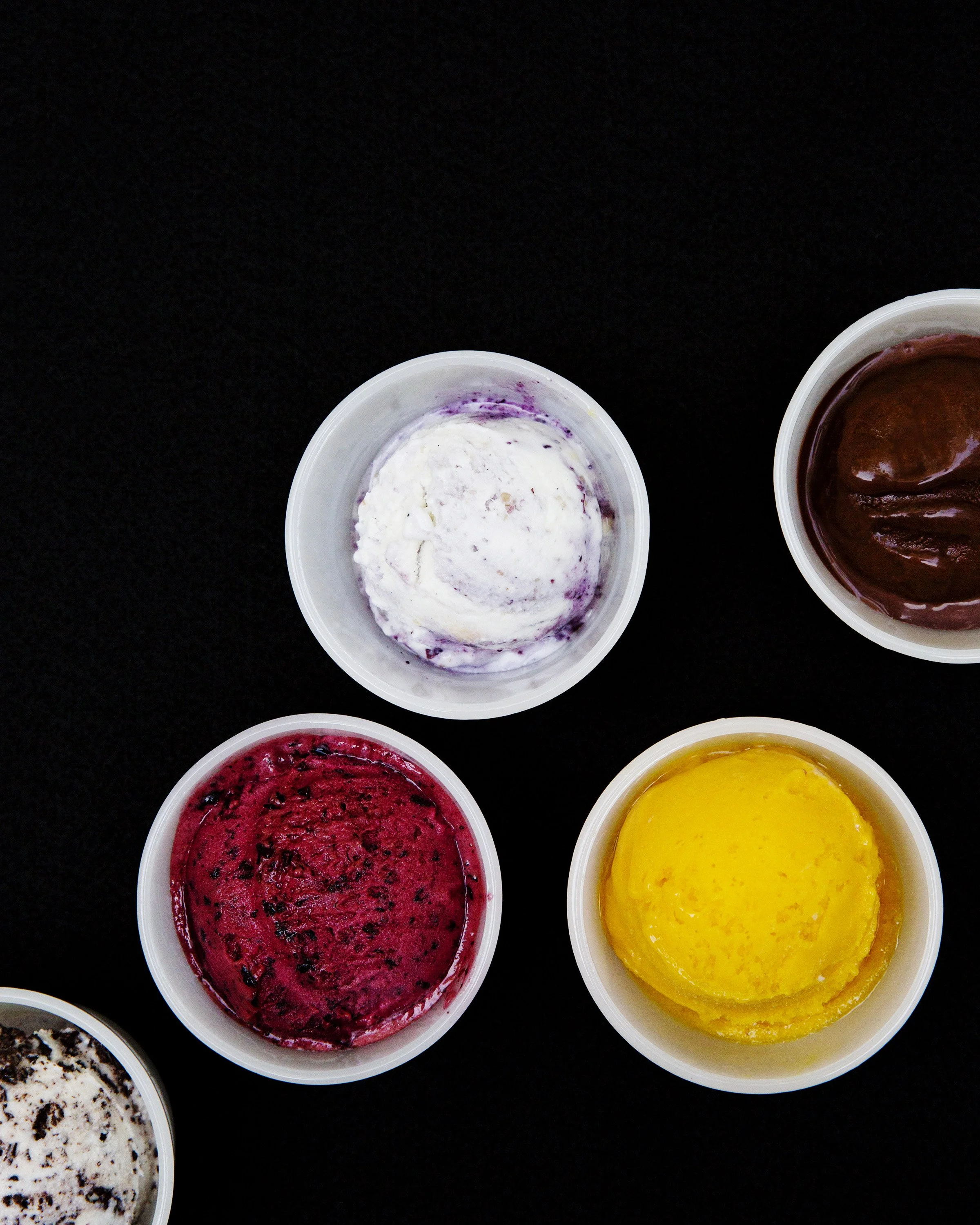 Cookbook photoshoot for a gelato brand