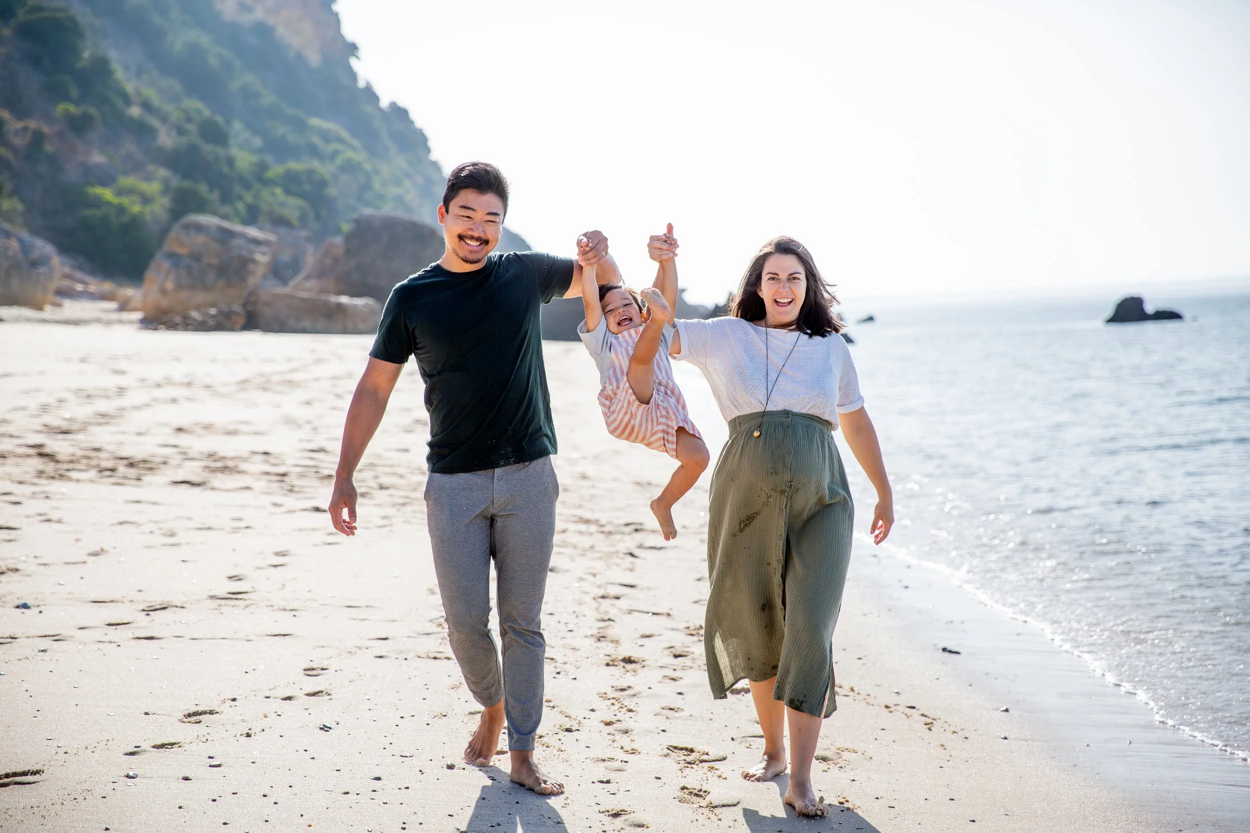 Family photoshoot at Praia do Creiro