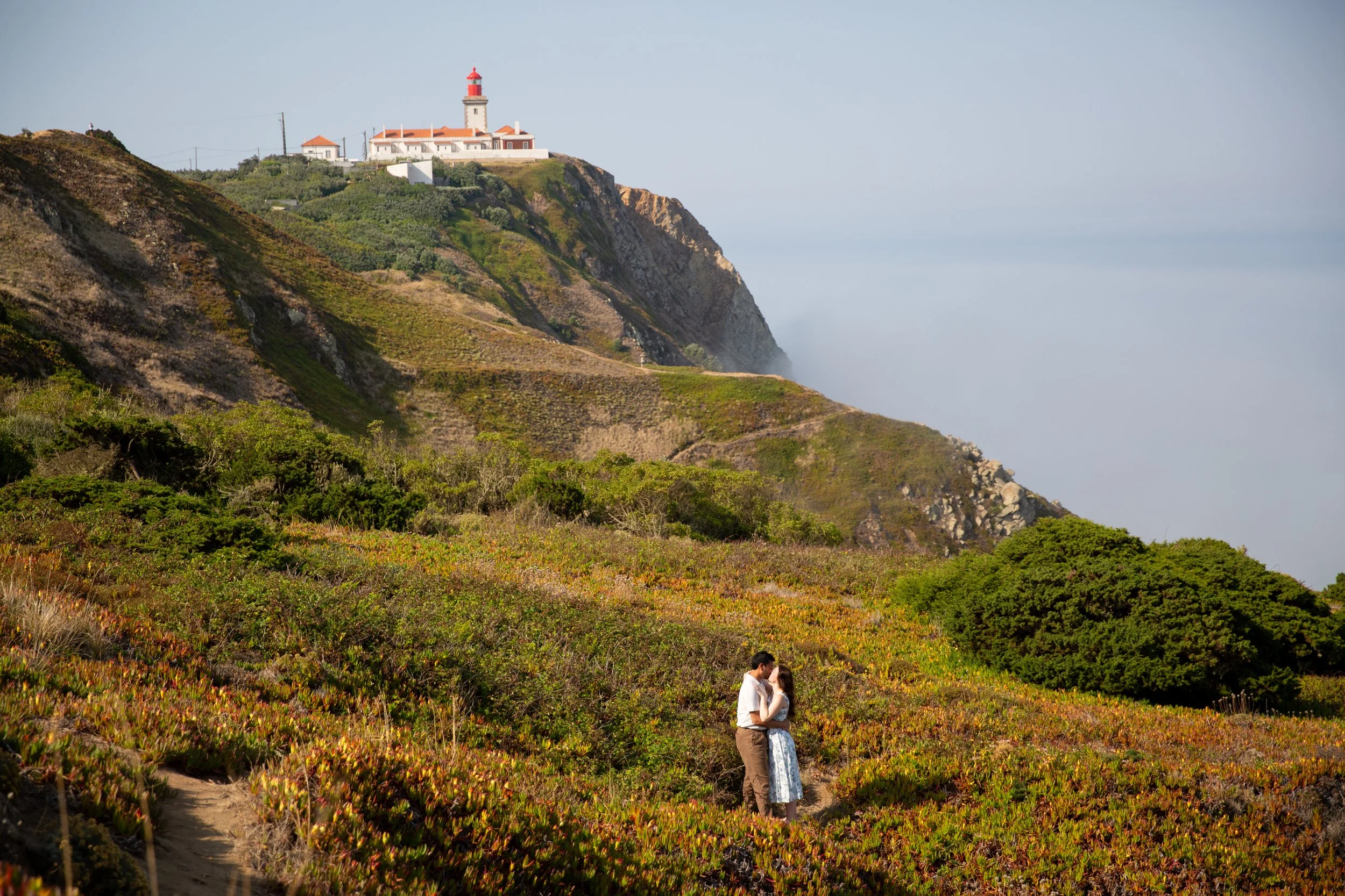 Proposal photoshoot at Cabo da Roca