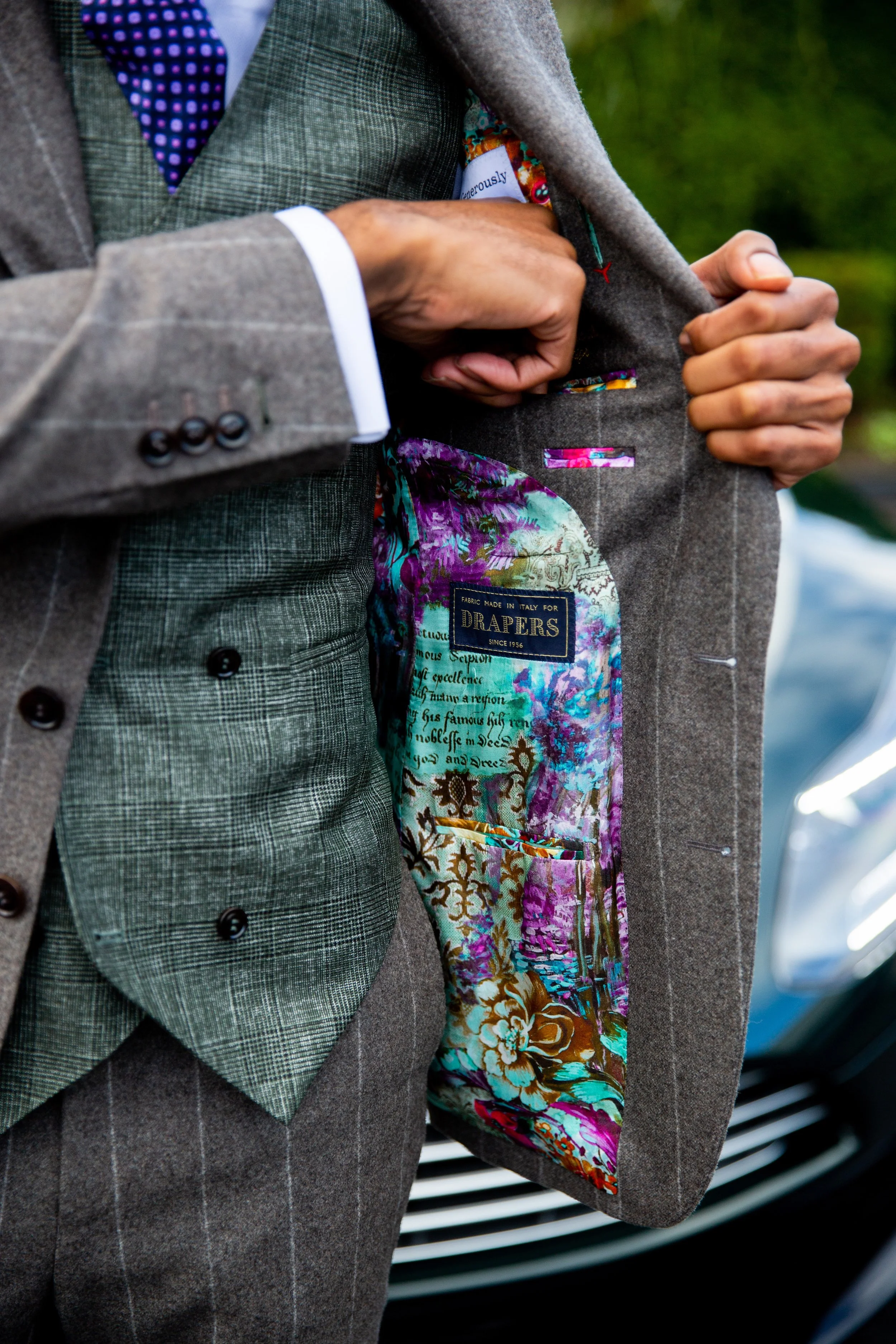 Detail lifestyle fashion photoshoot for a suit company in Lisbon.