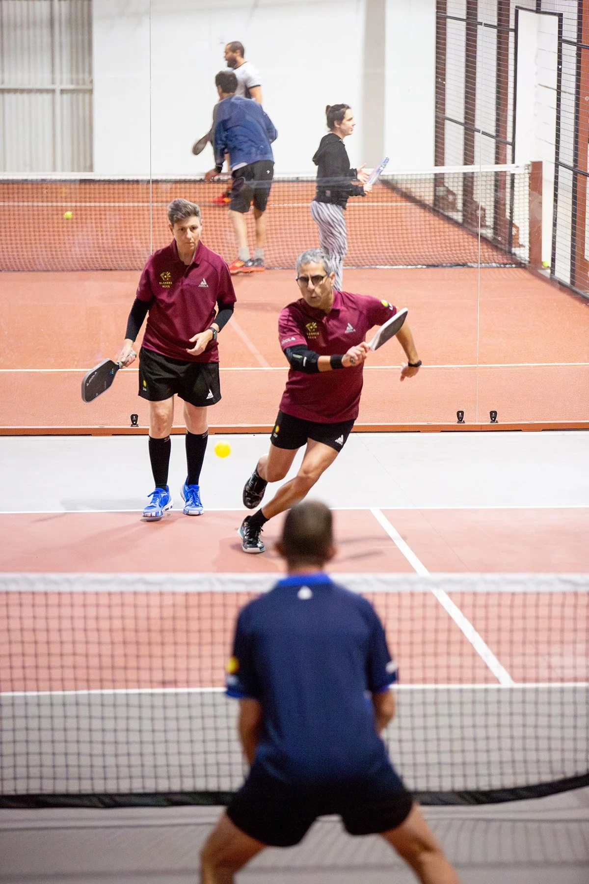 Pickleball league event photography in Lisbon featuring players competing, connecting, and enjoying a day of competitive sport. Professional sports event photography captures the action, camaraderie, and memorable moments that make pickleball events 