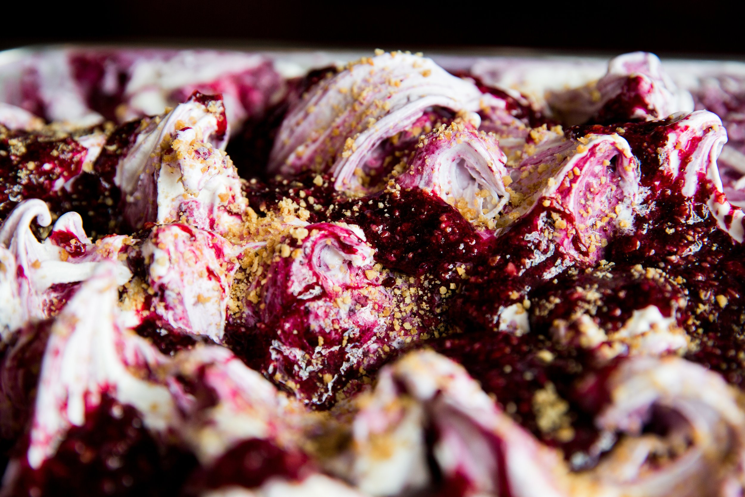 Cookbook photoshoot for a gelato brand