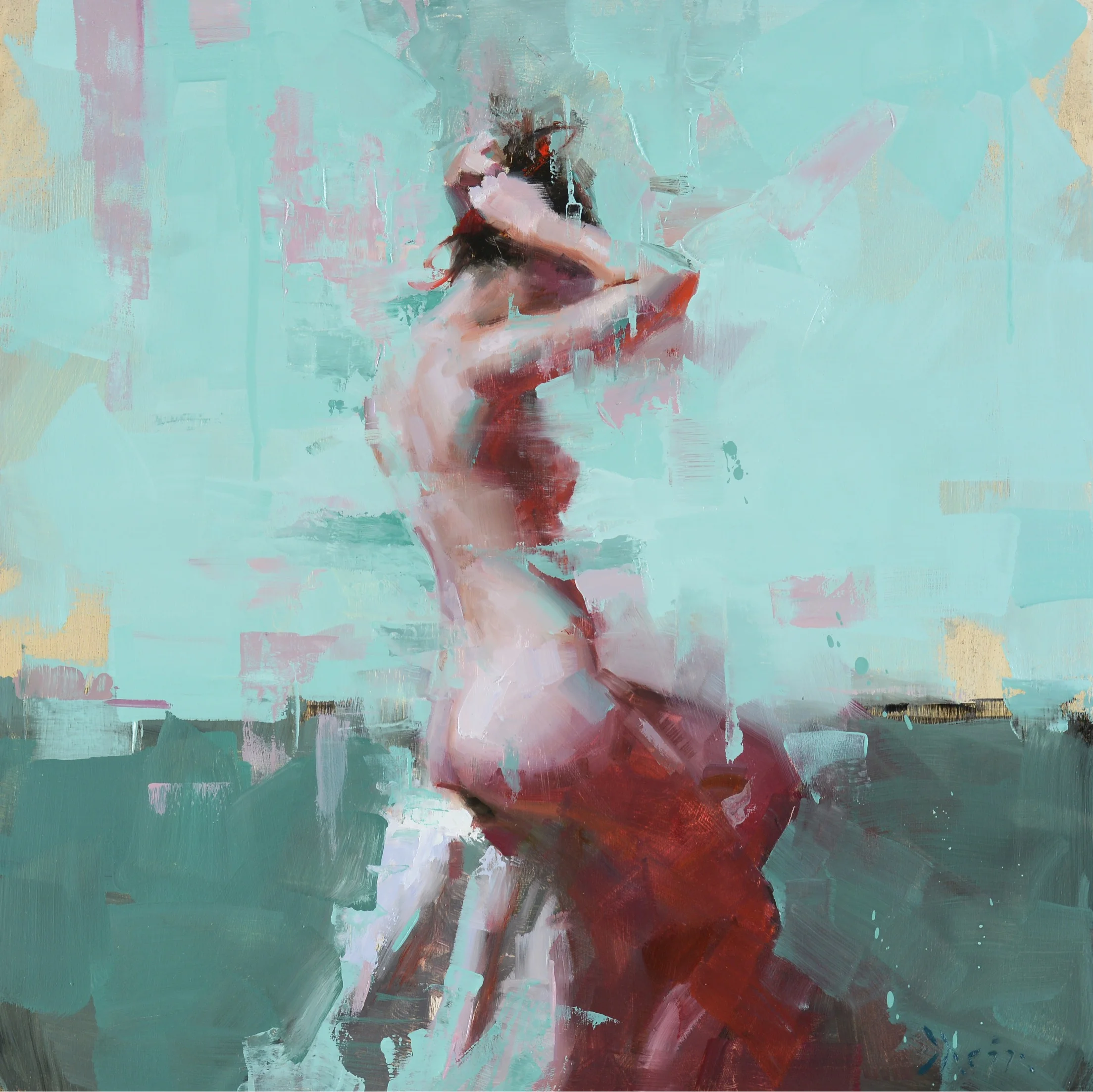 "Nude in Green #2"