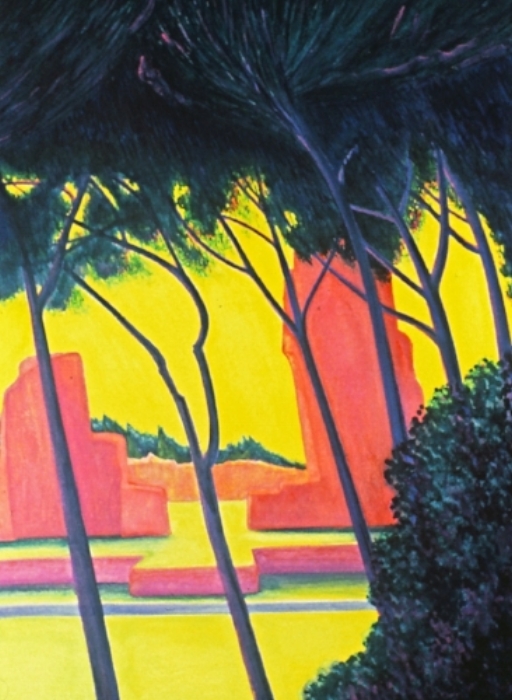 Palatine IV, Gouache