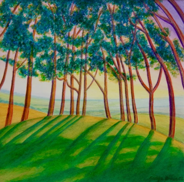 Chanctonbury Ring, Pilgrim's Way