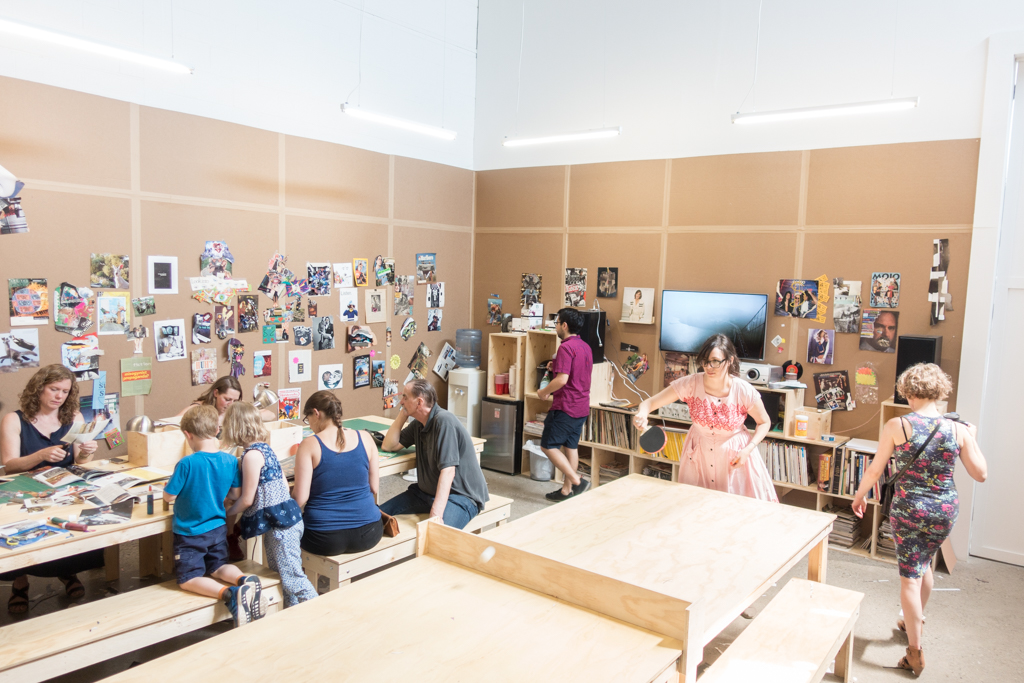 Collage Party at Division Gallery, 2016