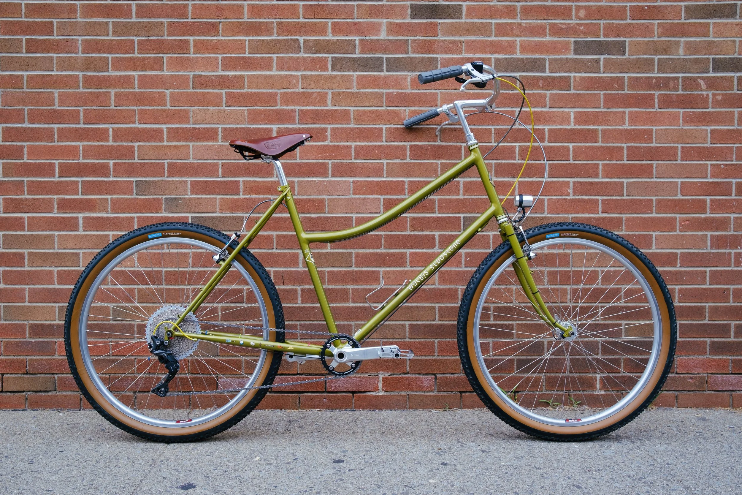 Rivendell Susie Longbolts/Wolbis Slugstone, Lime Olive, XL 