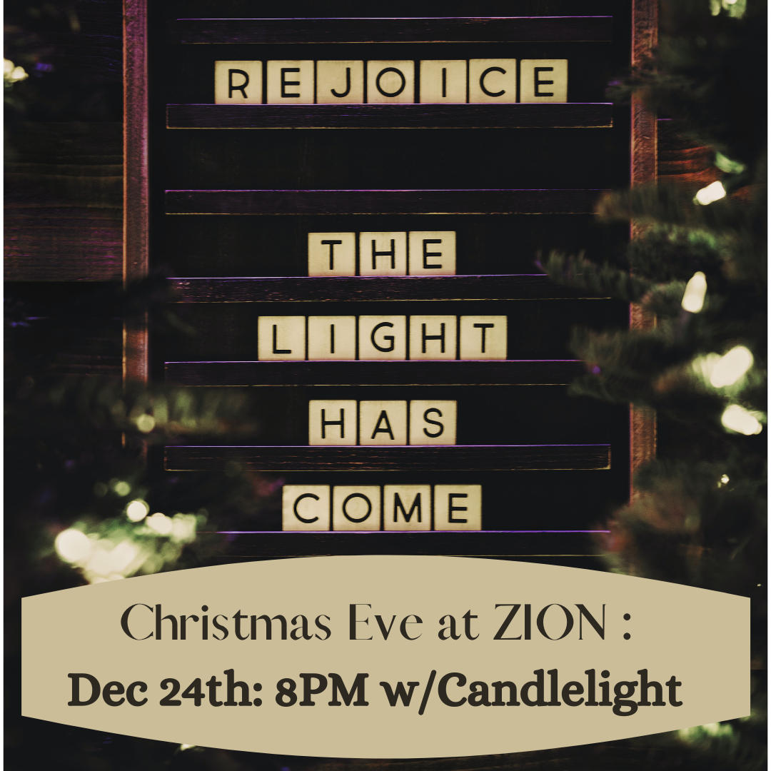 Christmas Eve Candlelight Service! 