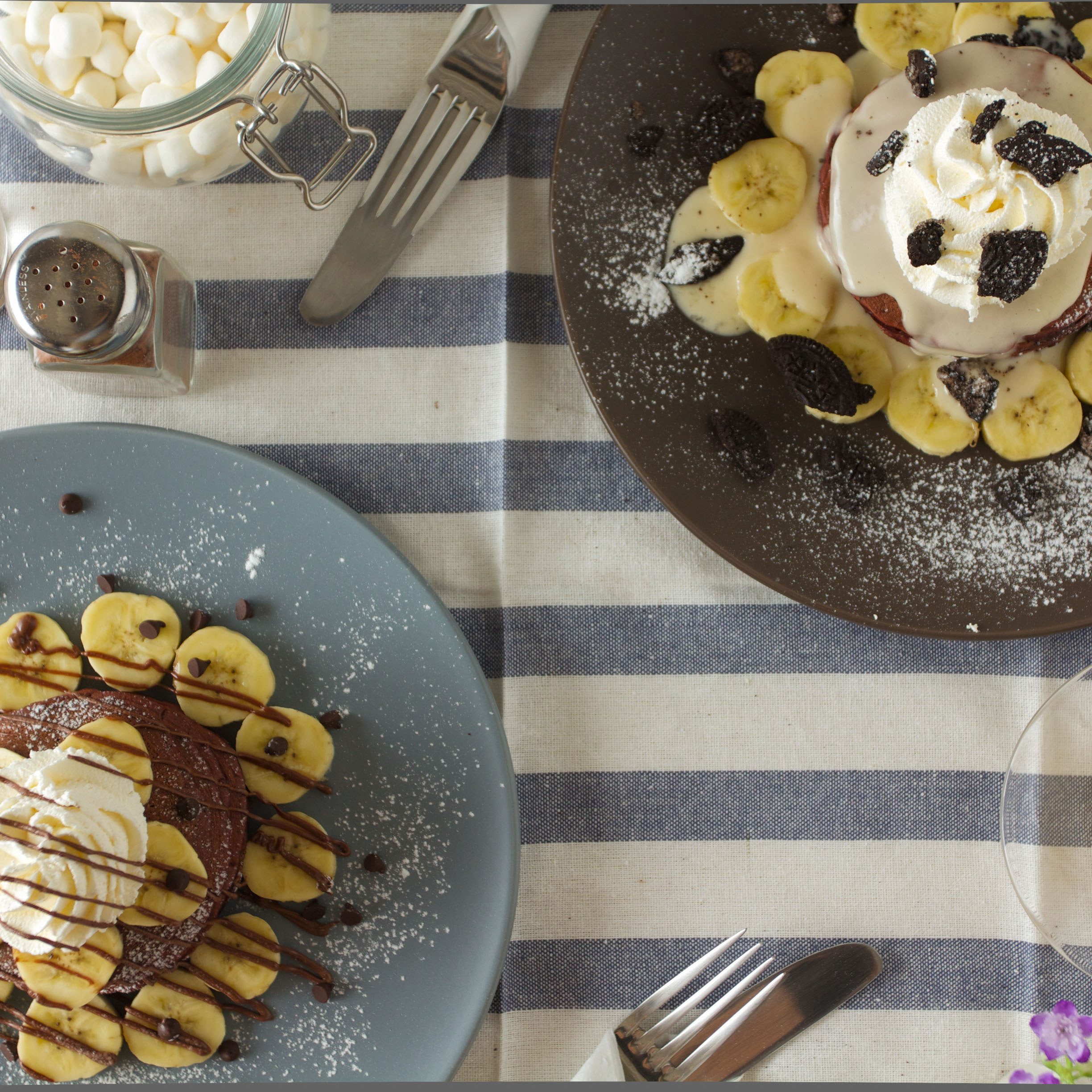 Night Rider Pancakes &amp; Banoffee Pancakes 