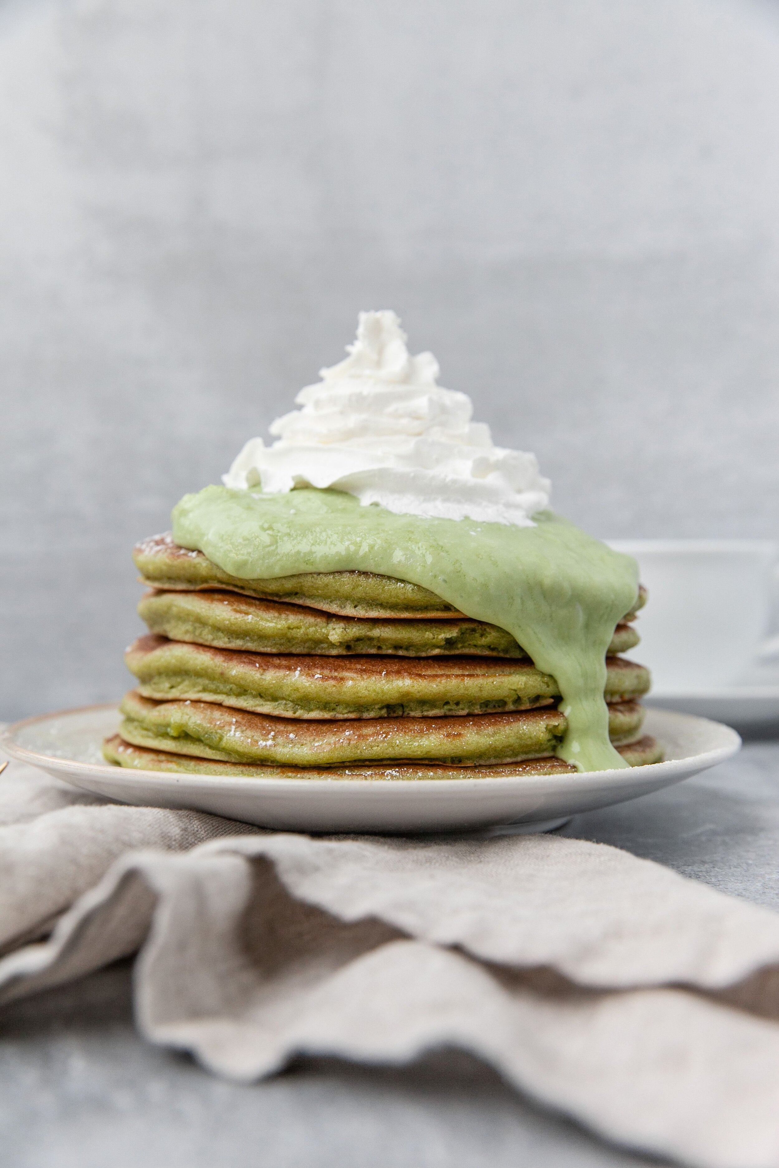 Green Tea Tiramisu Pancakes