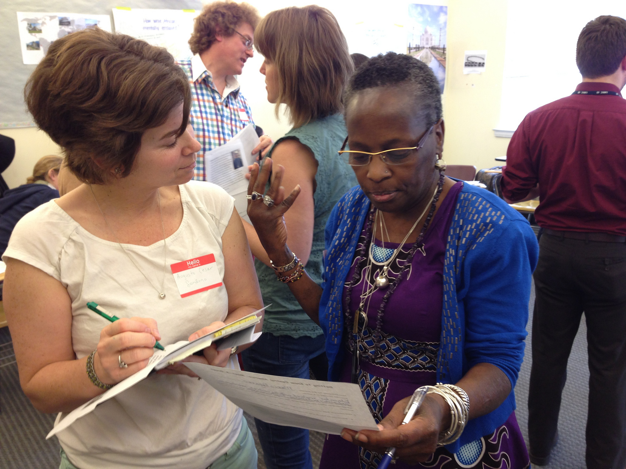 D.C. public school teachers engaged in the lesson.