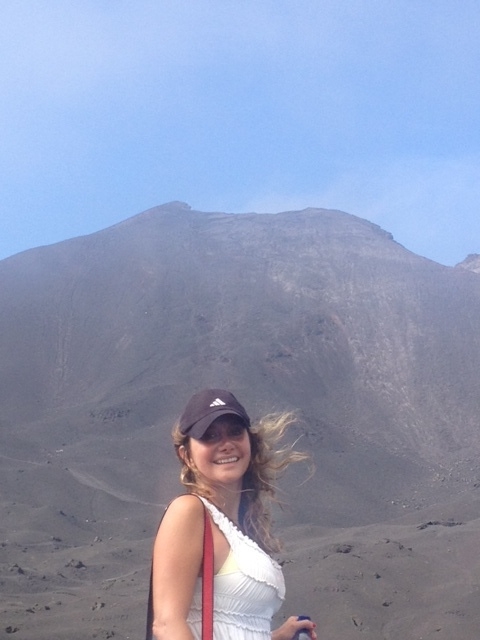 Climbing a volcano in Guatemala