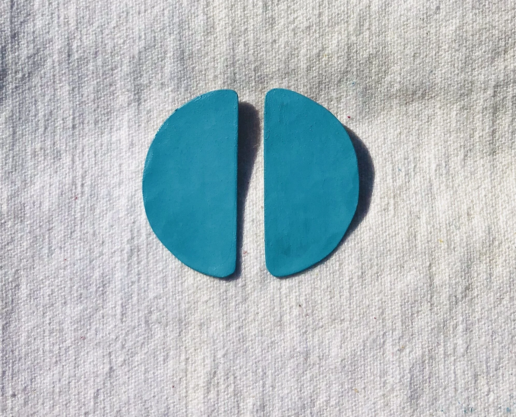 Water Blue Copper Studs 