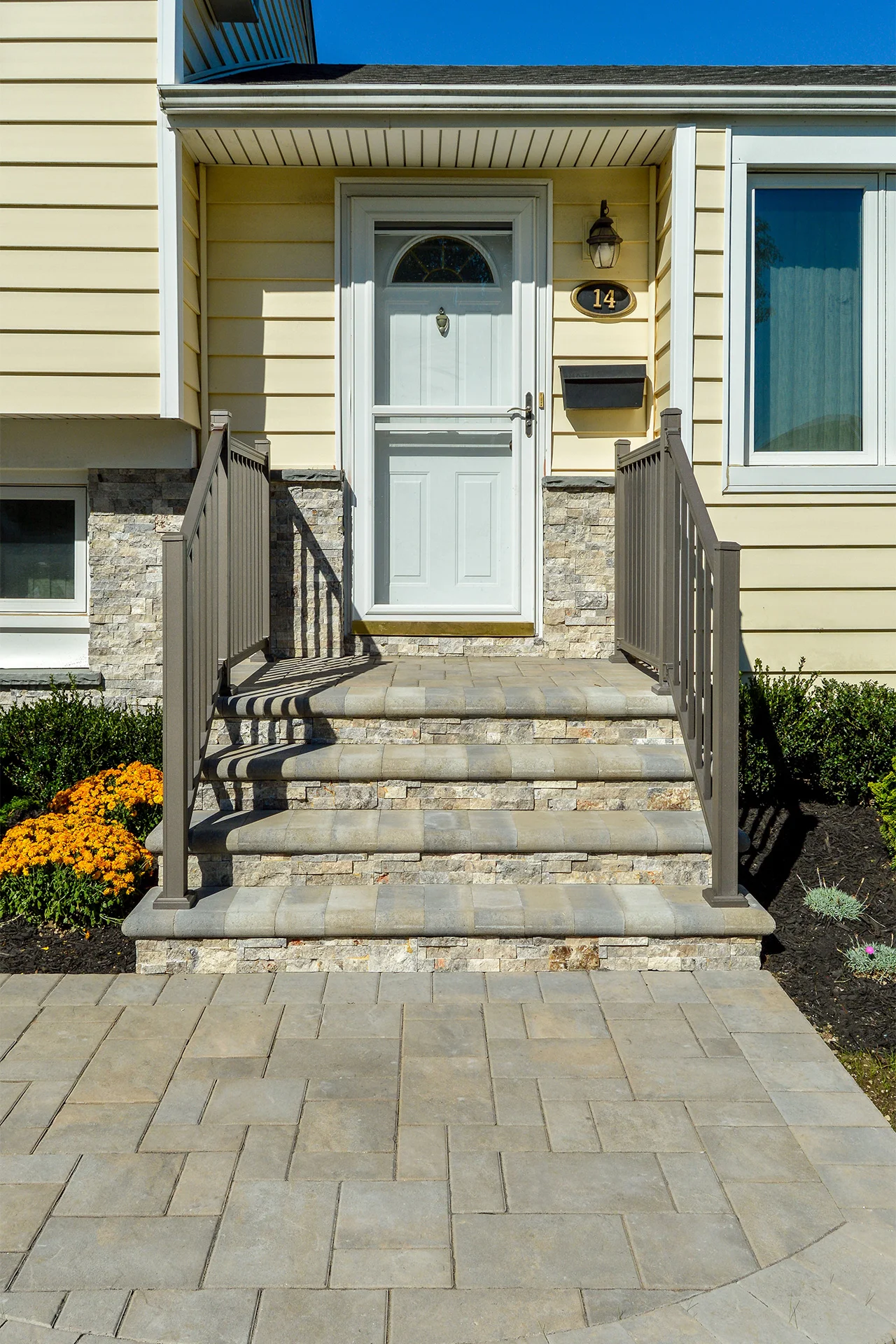 Paver and brick steps on Long Island, NY