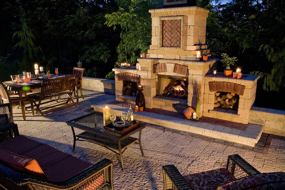 Add Warmth to Your Oyster Bay Backyard with a Wood-Burning Outdoor Fireplace in Oyster Bay, NY
