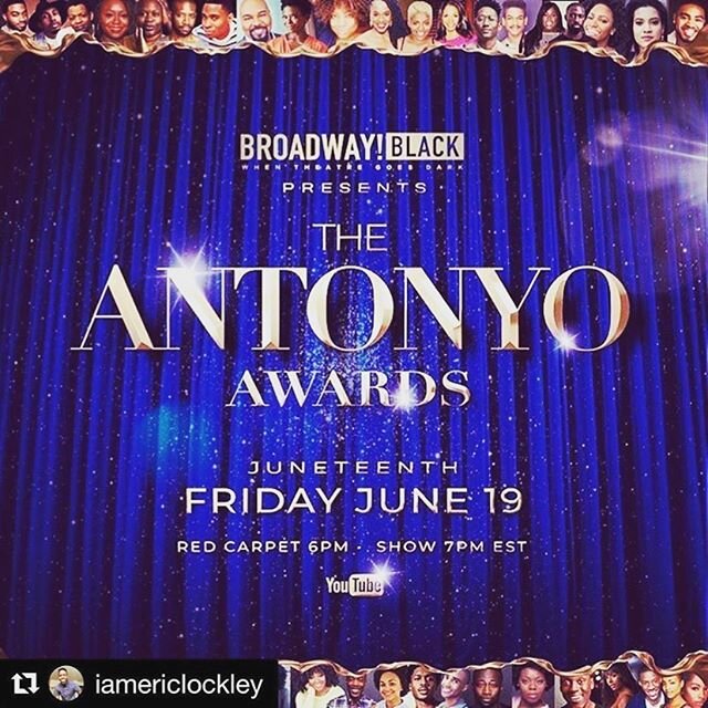 I can&rsquo;t say enough how honored I am to have written for the inaugural #TheAntonyos . Our communities&rsquo; outpourings of love &amp; appreciation have been overwhelming. Thank you @broadwayblack for creating the space and to ALL Black theater 