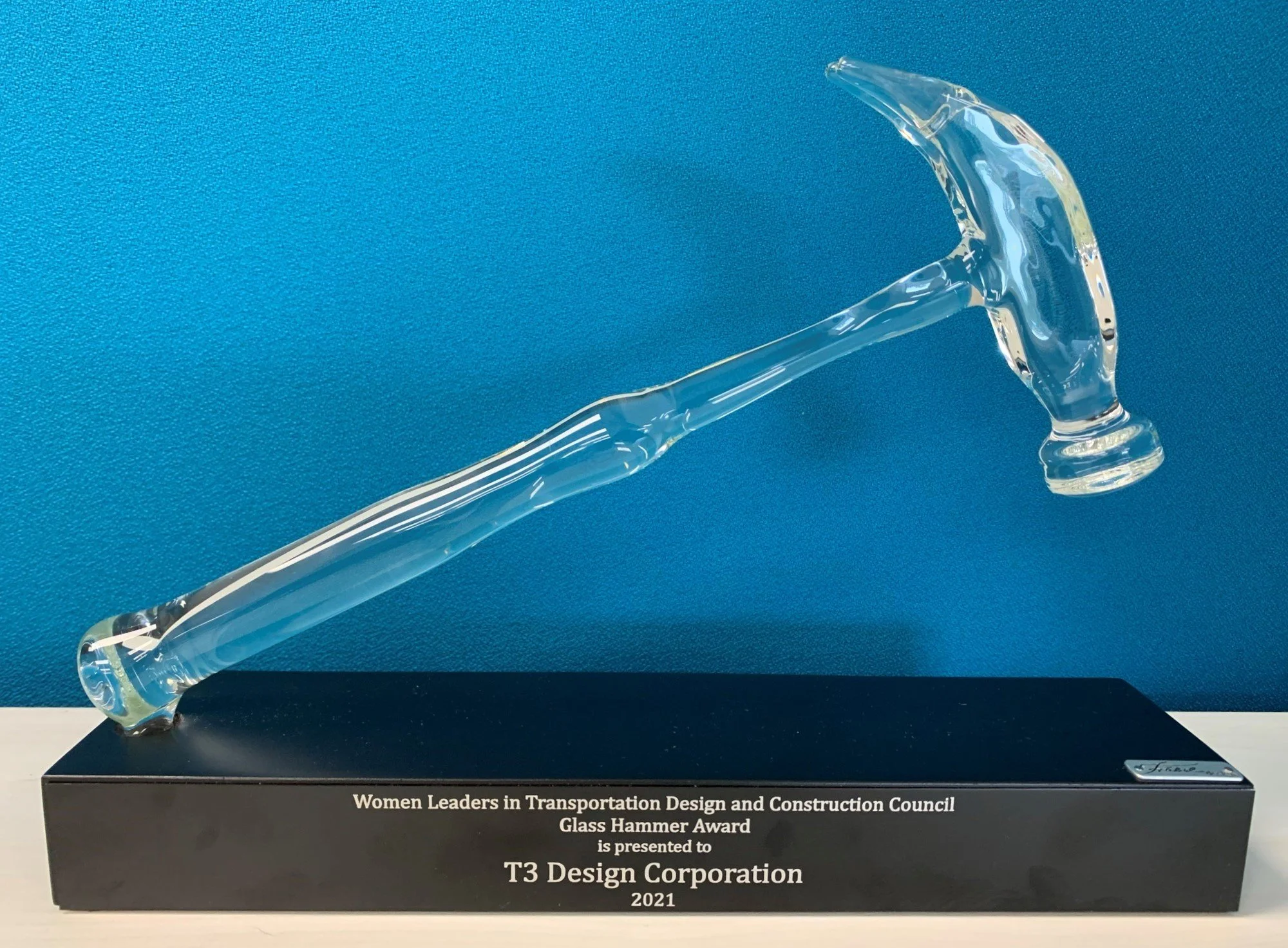 T3 Receives ARTBA Glass Hammer Award