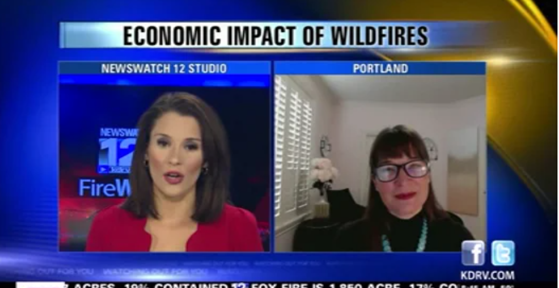Mary Lago Discusses Economic Impact of Wildfires