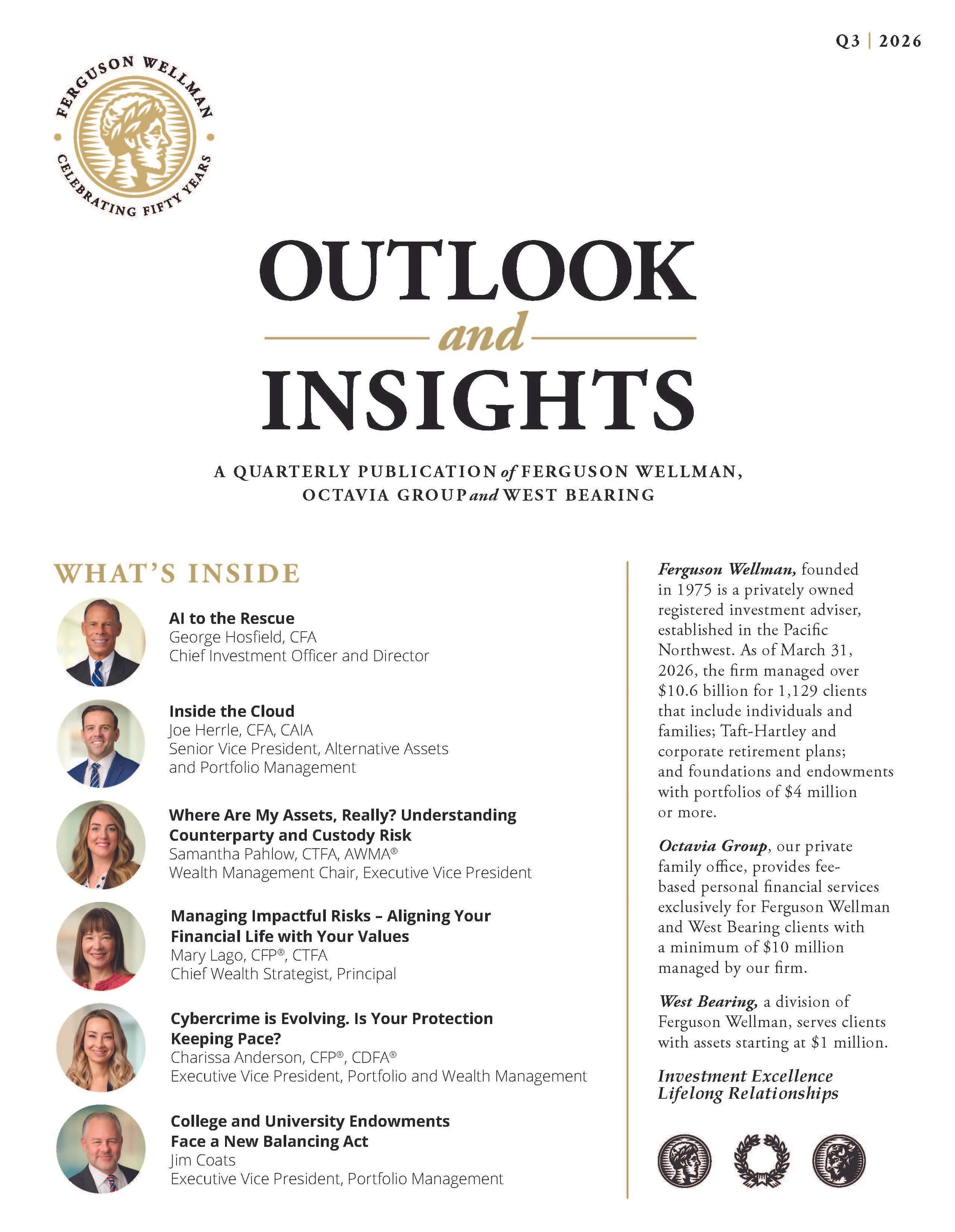 Outlook and Insights Third Quarter 2026