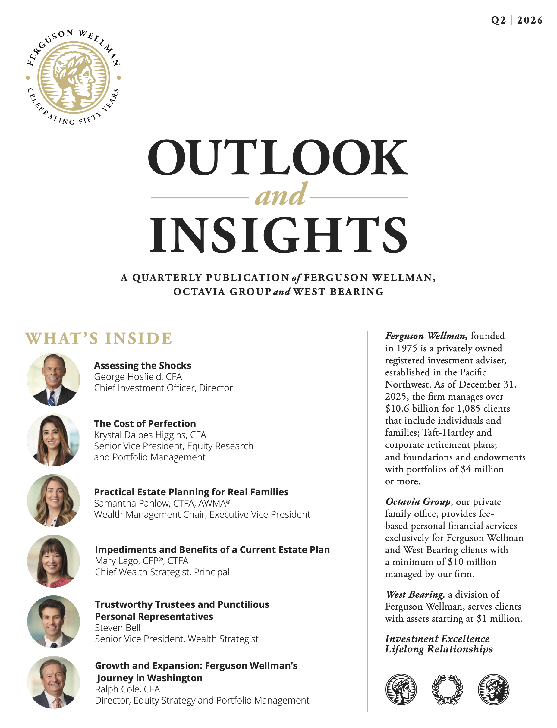 Outlook and Insights Second Quarter 2026