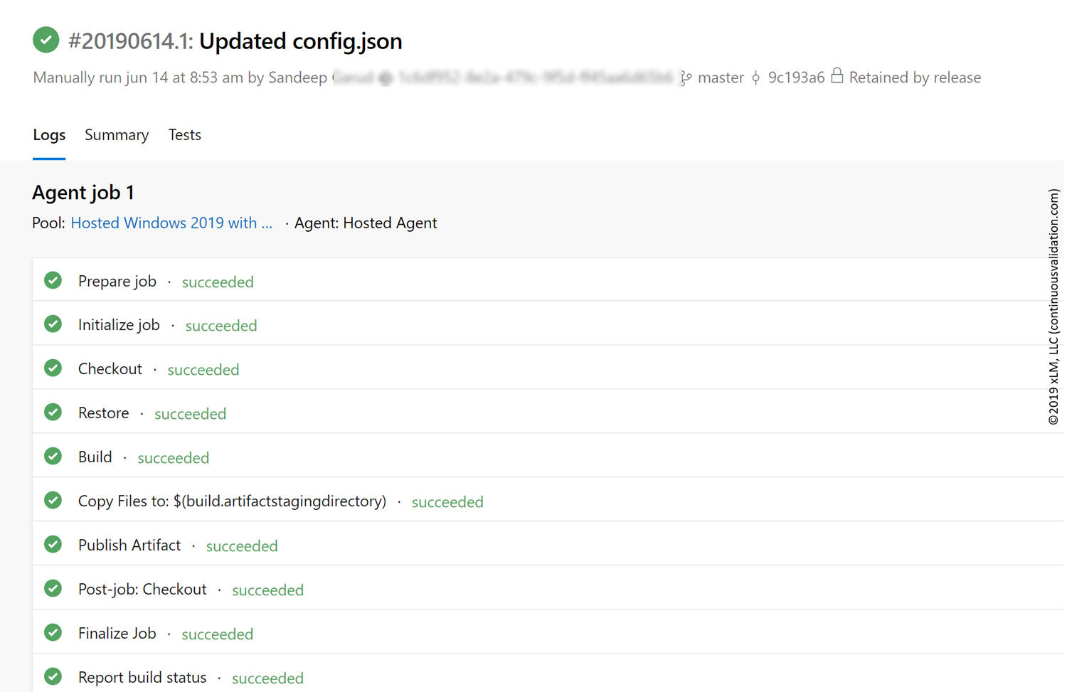 Figure 4: Code Build and Publish