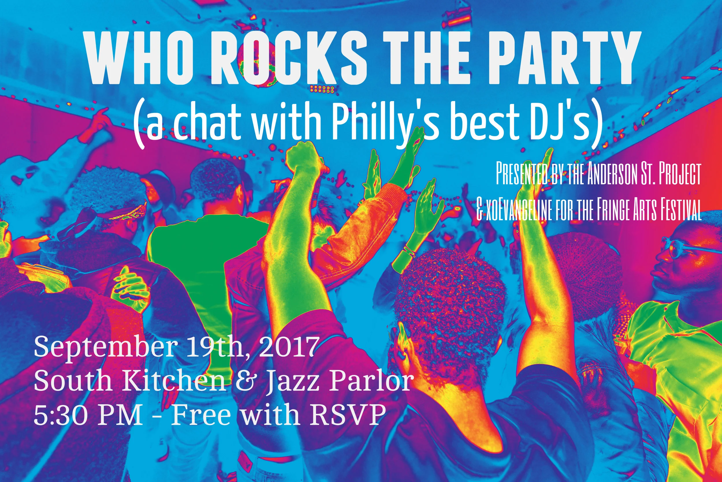 ANDERSON STREET PROJECT TO HOST DJ ROUNDTABLE FOR THE PHILADELPHIA FRINGE FESTIVAL