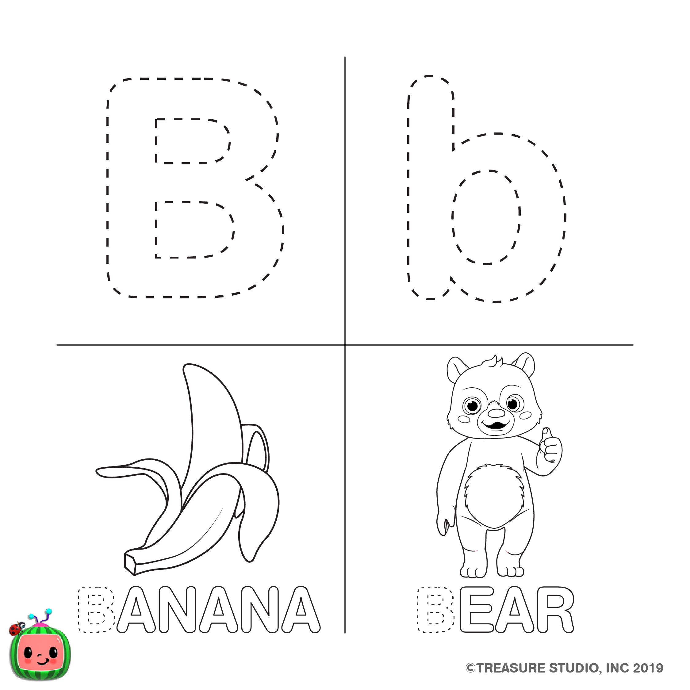 picture Cocomelon Coloring Sheets Printable abc coloring pages cocomelon com