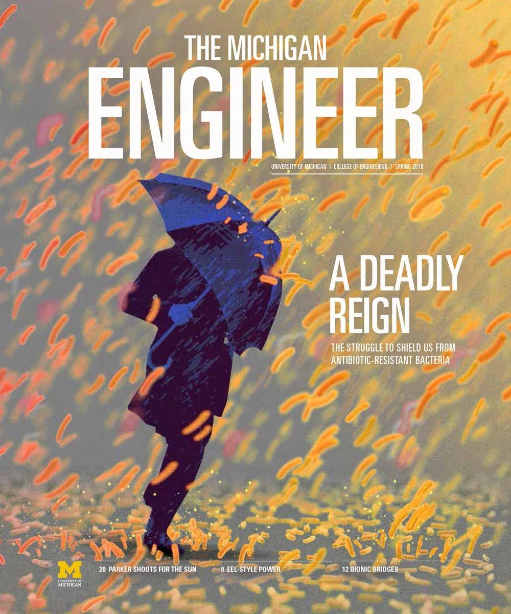 Our antibiotic resistance research featured in Michigan Engineer