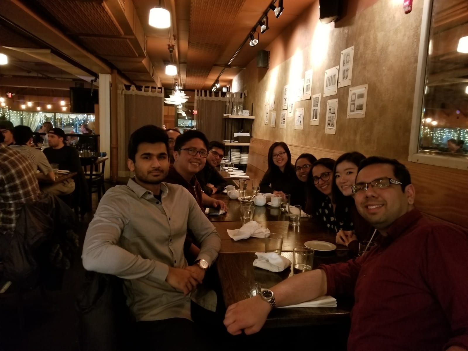 Lab holiday dinner 2018