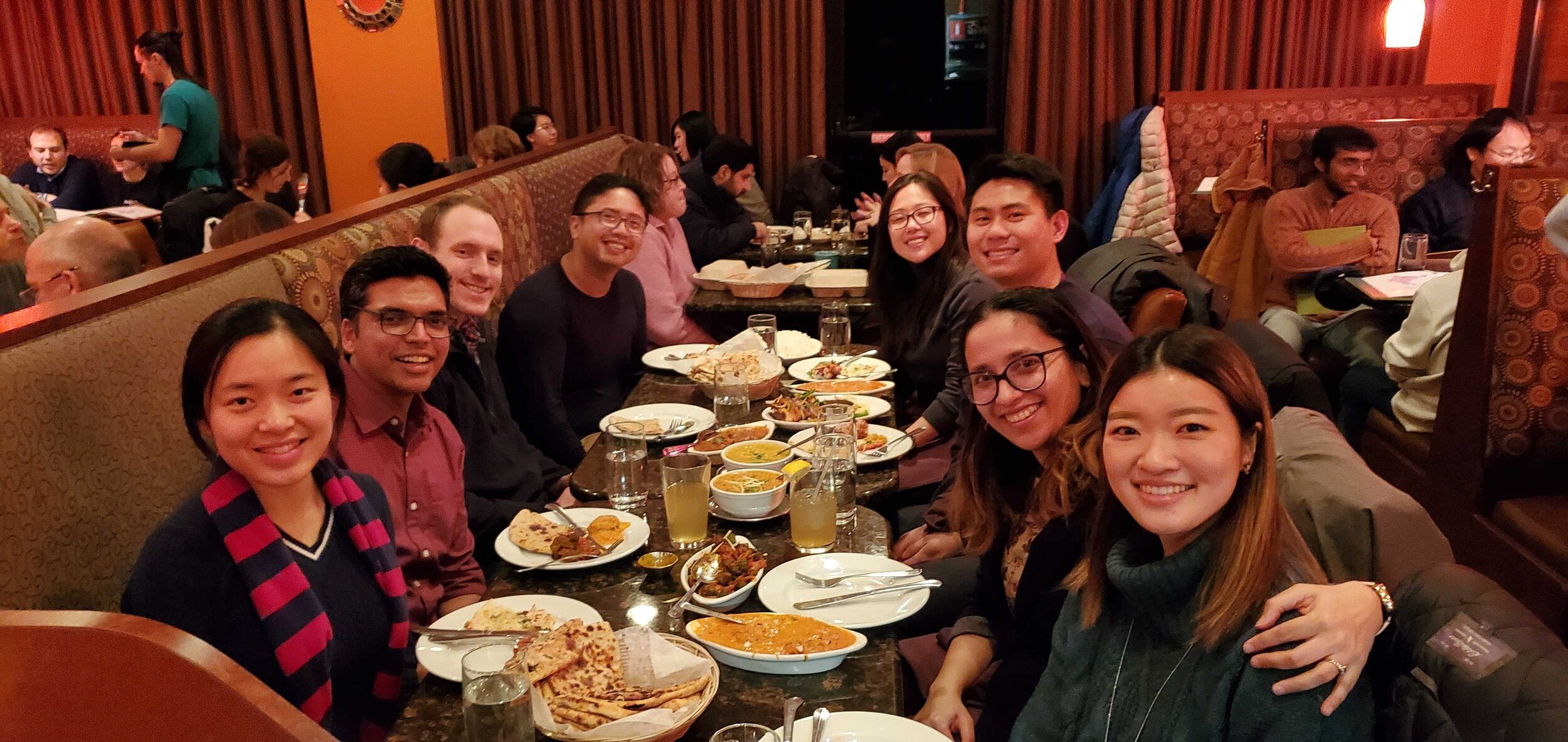 Lab holiday dinner 2019