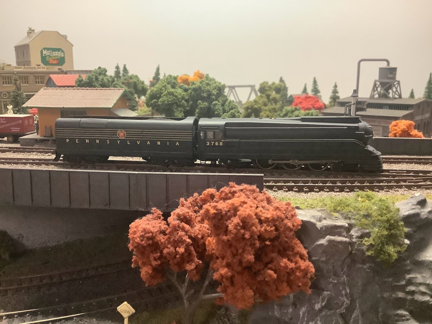 N Scale PRR 3768 Loewy Streamliner built by John LeMerise on a Bachmann K4 Chassis