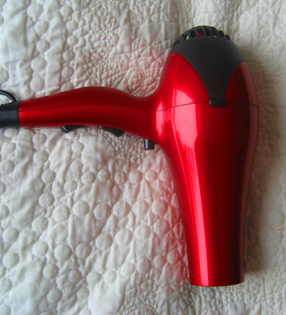 Never sleep with your hair dryer on.