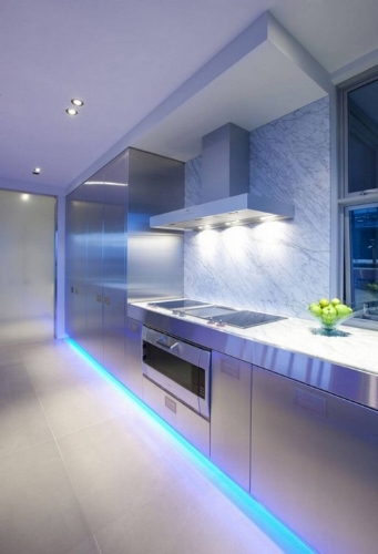 Creative, layered lighting is an excellent choice.