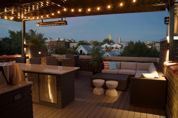 If your deck has a barbecue, don't leave guests in the dark!