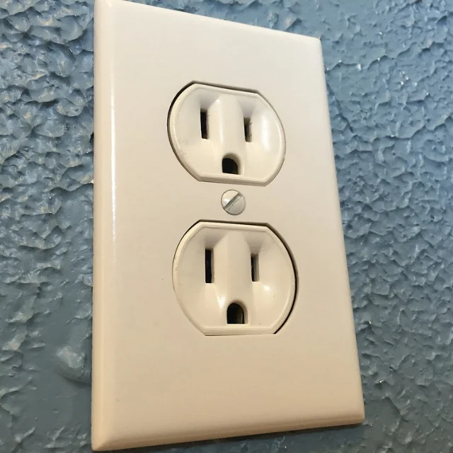 "The old electrical outlets were dismayed to learn they were being replaaced."