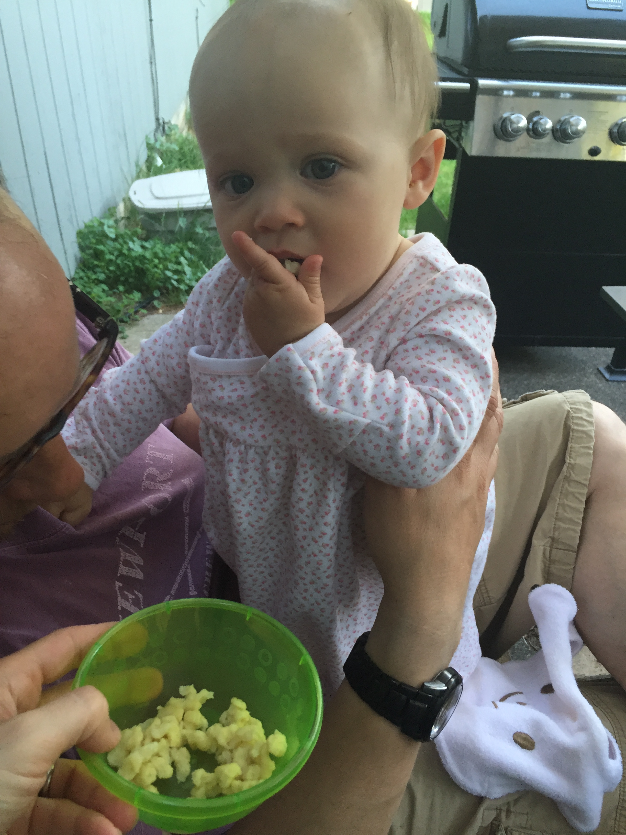 Baby eating halusky