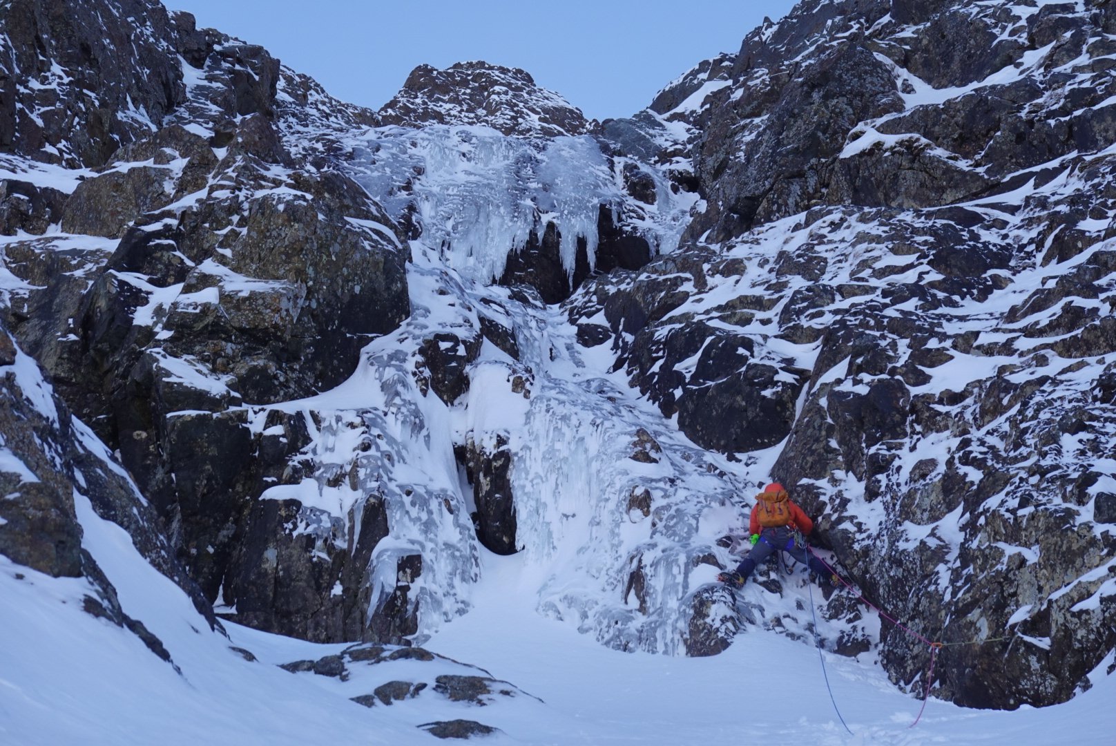 Ice climbing